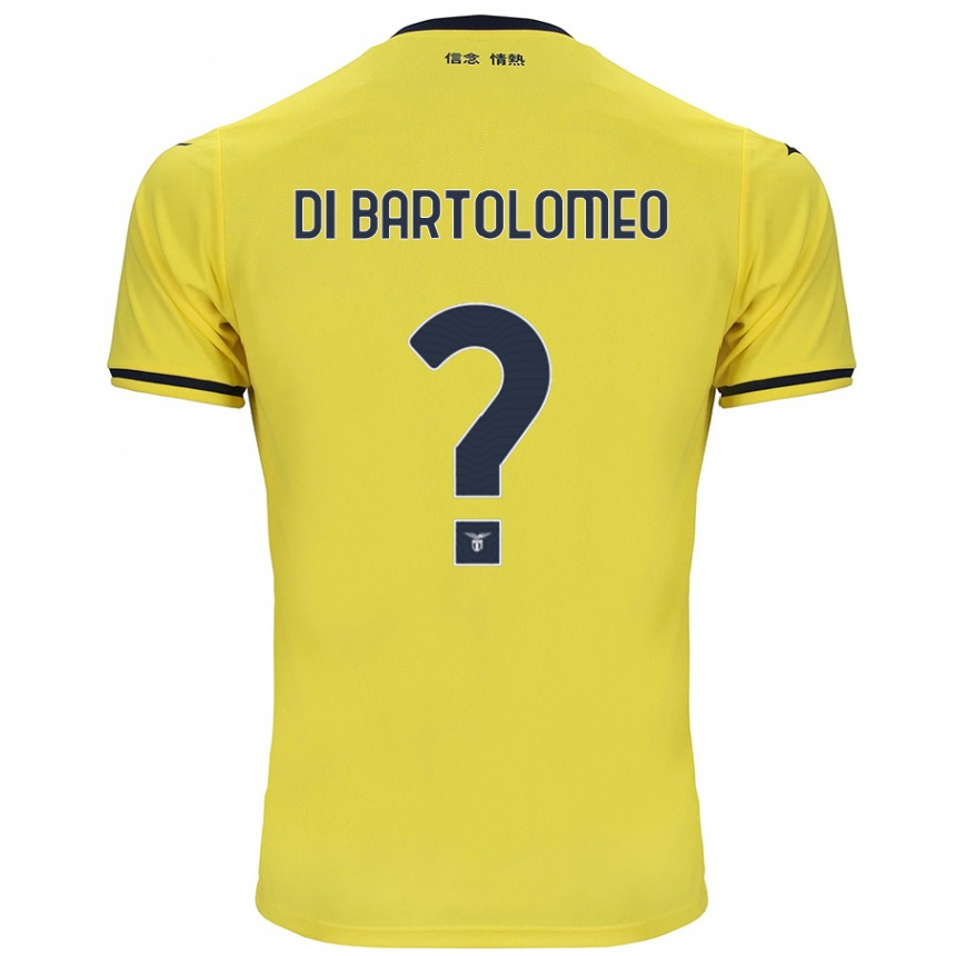 Vaikiškas Damiano Di Bartolomeo #0 Geltona Išvykos Marškinėliai 2024/25 T-Shirt