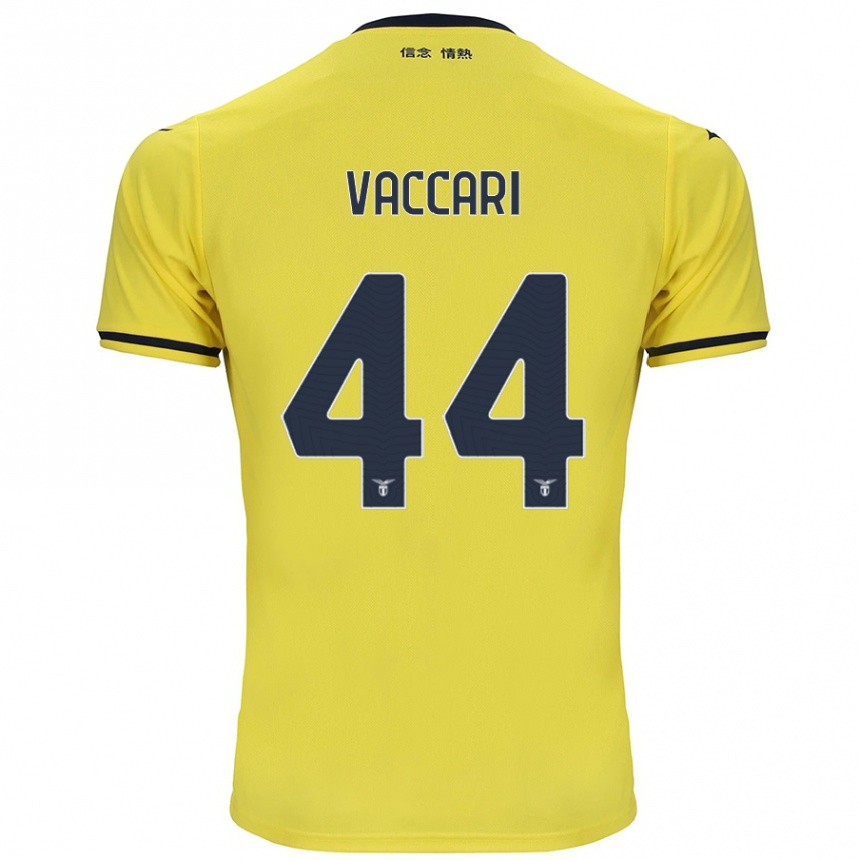 Vaikiškas Flavia Vaccari #44 Geltona Išvykos Marškinėliai 2024/25 T-Shirt