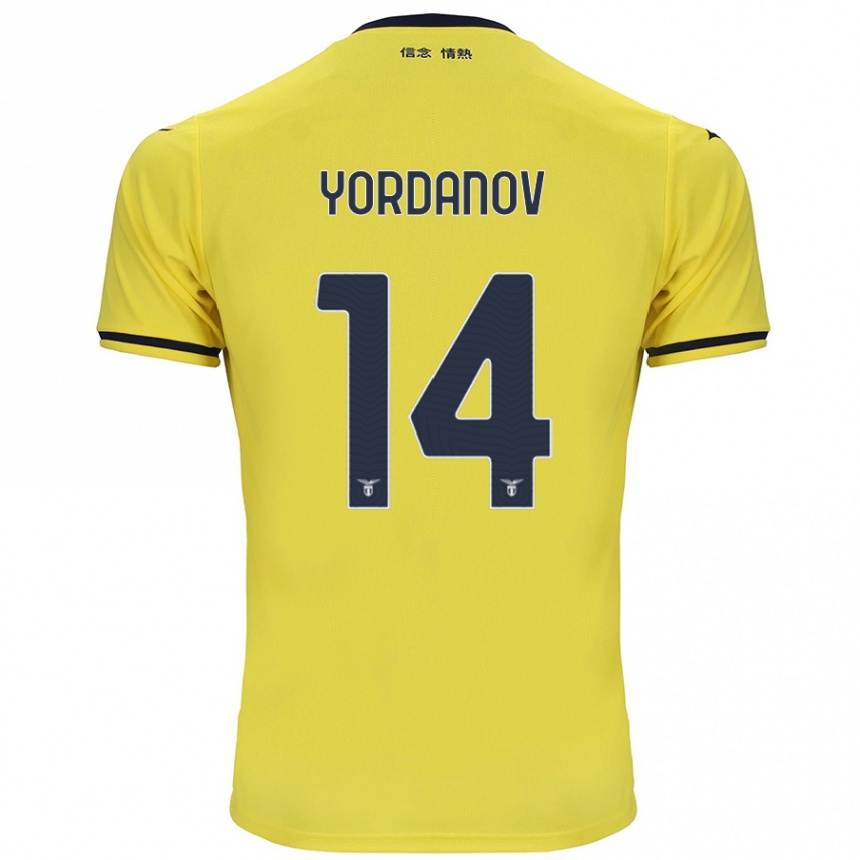 Vaikiškas Damyan Yordanov #14 Geltona Išvykos Marškinėliai 2024/25 T-Shirt