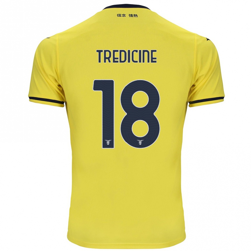 Vaikiškas Manuel Tredicine #18 Geltona Išvykos Marškinėliai 2024/25 T-Shirt