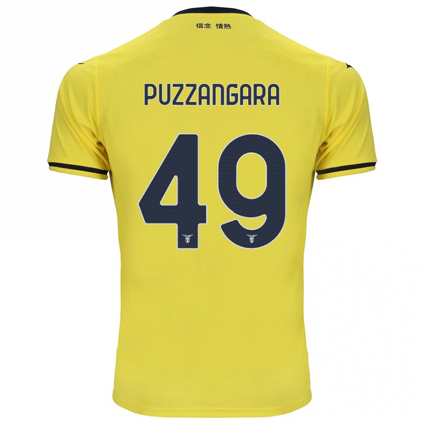 Vaikiškas Angelo Antonio Puzzangara #49 Geltona Išvykos Marškinėliai 2024/25 T-Shirt