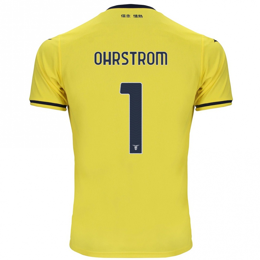 Vaikiškas Stephanie Ohrstrom #1 Geltona Išvykos Marškinėliai 2024/25 T-Shirt