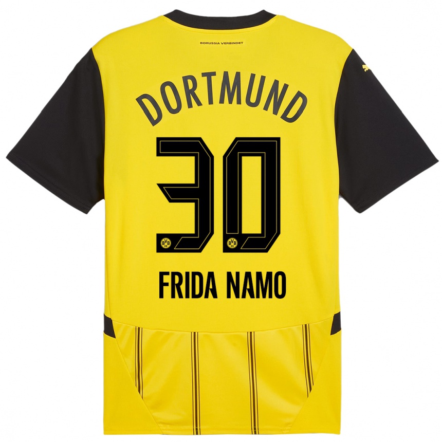 Vyrai Ronning Frida Namo #30 Geltona Juoda Namų Marškinėliai 2024/25 T-Shirt