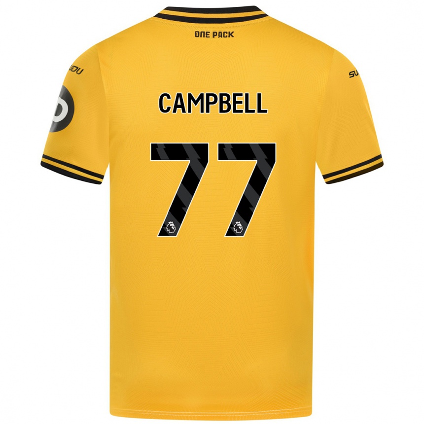 Vyrai Chem Campbell #77 Geltona Namų Marškinėliai 2024/25 T-Shirt