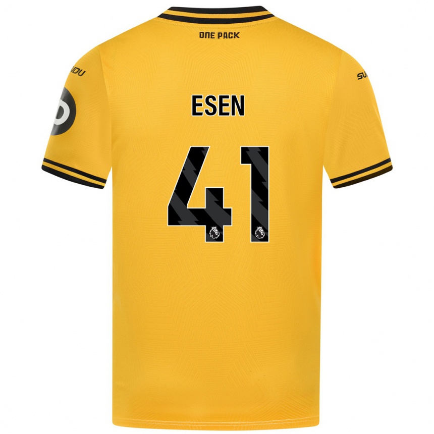 Vyrai Josh Esen #41 Geltona Namų Marškinėliai 2024/25 T-Shirt