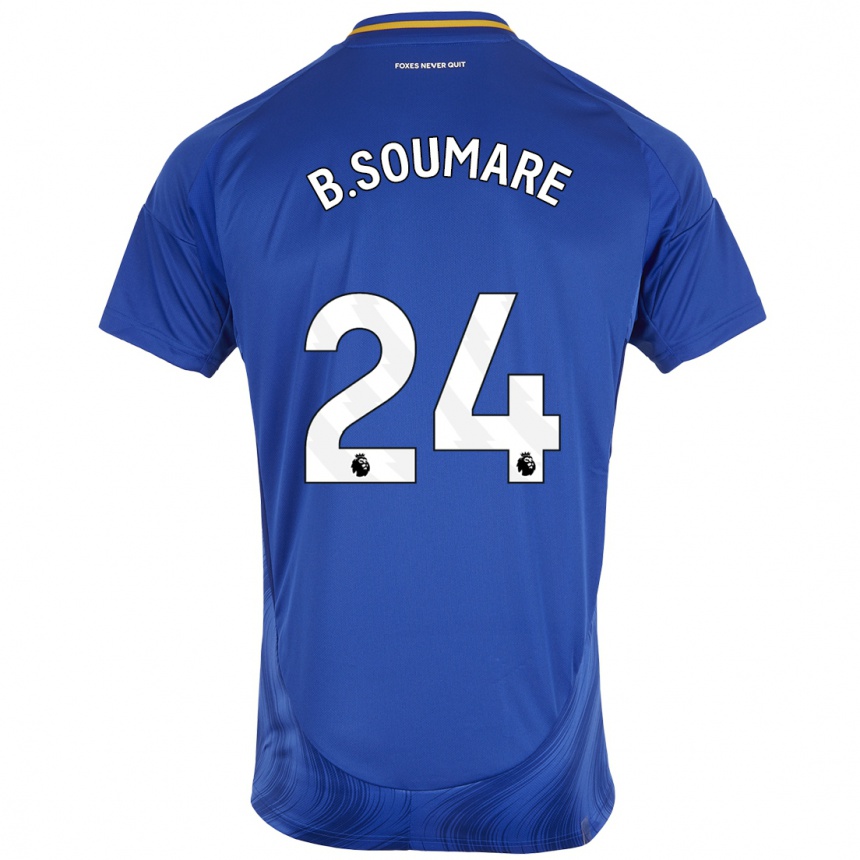 Vyrai Boubakary Soumare #24 Mėlyna Balta Namų Marškinėliai 2024/25 T-Shirt