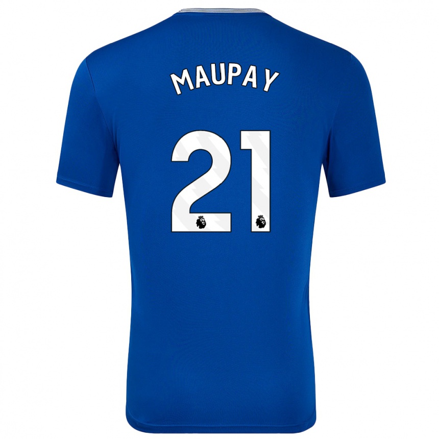 Vyrai Neal Maupay #21 Mėlyna Su Namų Marškinėliai 2024/25 T-Shirt