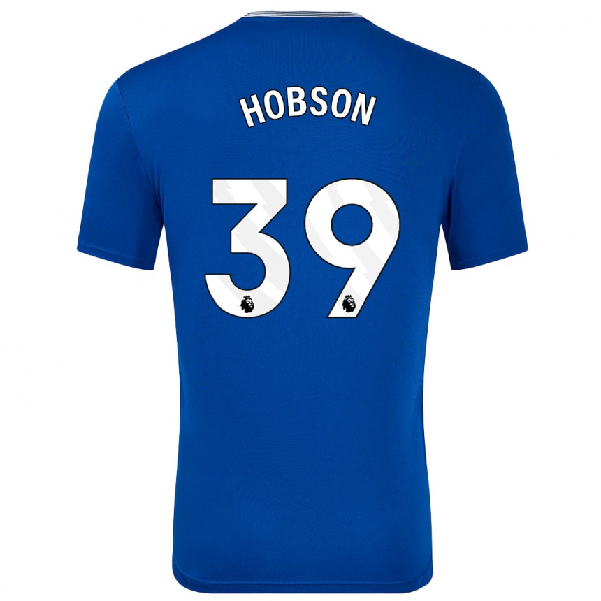 Vyrai Issy Hobson #39 Mėlyna Su Namų Marškinėliai 2024/25 T-Shirt