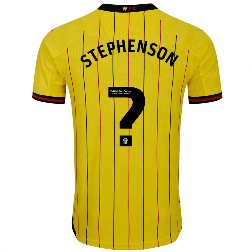 Vyrai Ollie Stephenson #0 Geltona Juoda Namų Marškinėliai 2024/25 T-Shirt