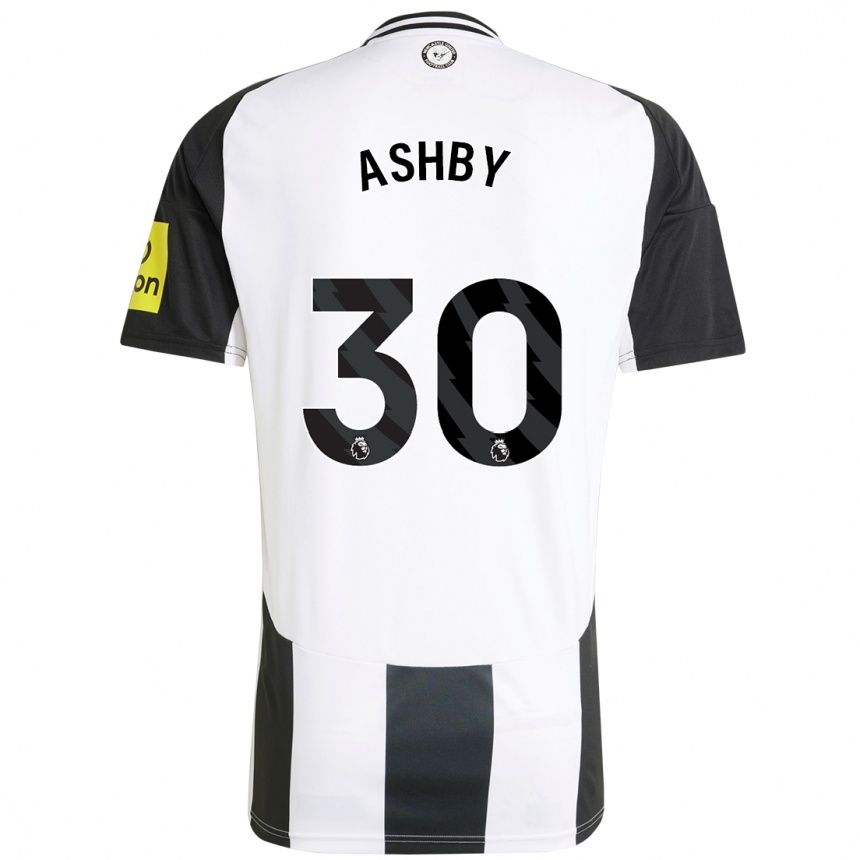 Vyrai Harrison Ashby #30 Balta Juoda Namų Marškinėliai 2024/25 T-Shirt