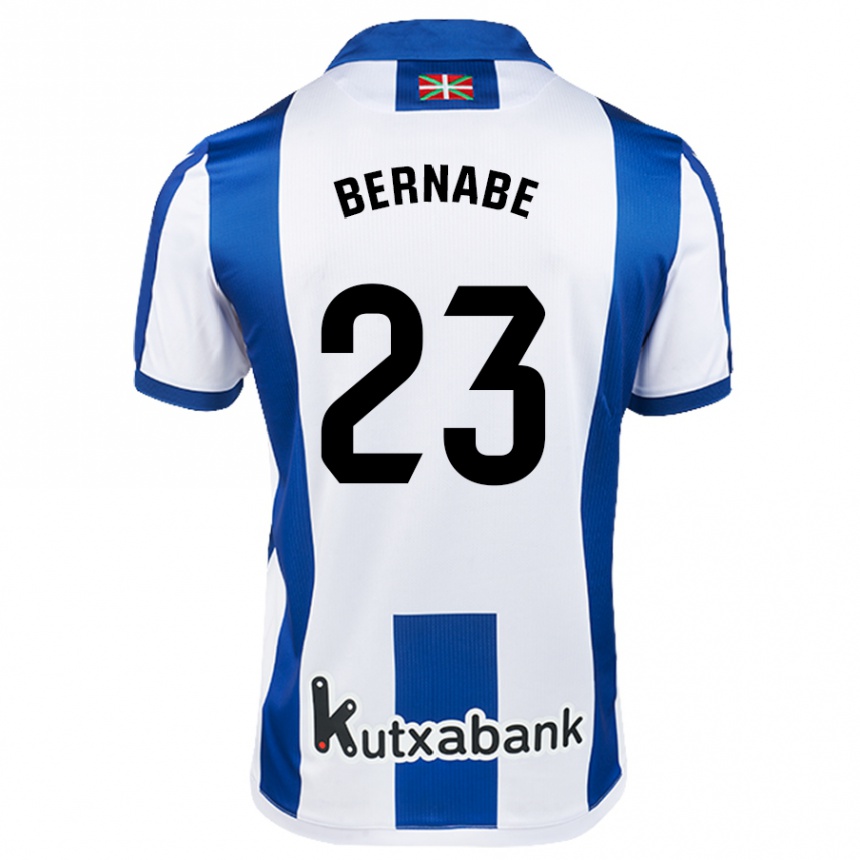 Vyrai Alejandra Bernabé De Santiago #23 Balta Mėlyna Namų Marškinėliai 2024/25 T-Shirt