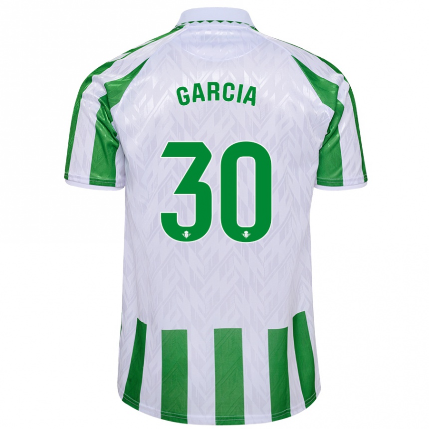 Vyrai Germán García #30 Žalia Baltos Juostelės Namų Marškinėliai 2024/25 T-Shirt