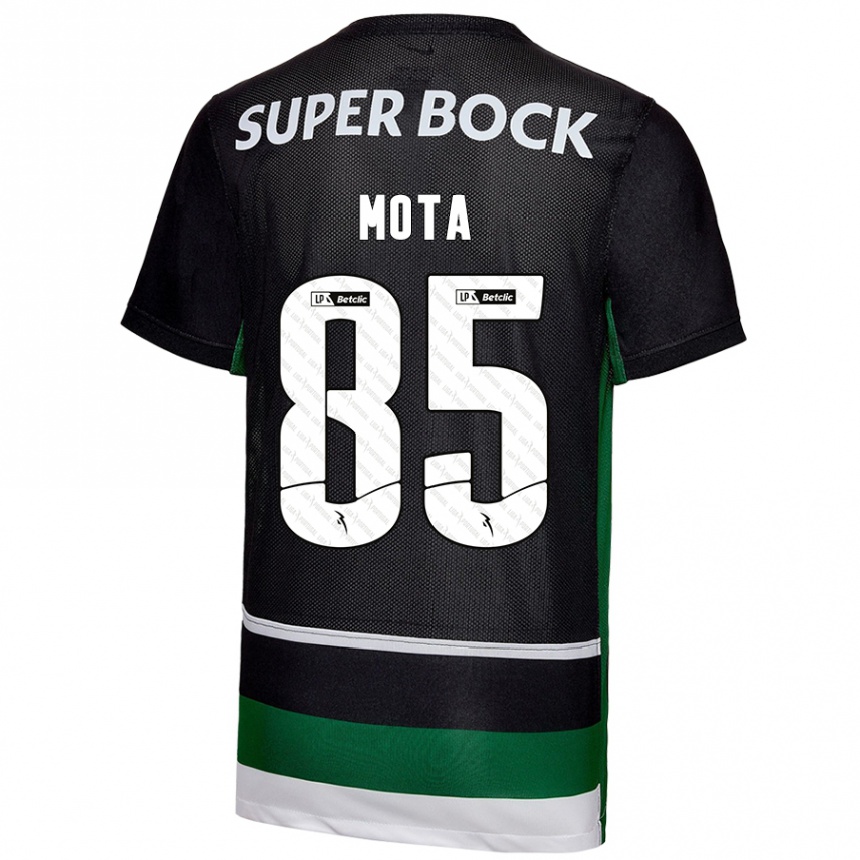 Vyrai Rafael Mota #85 Juoda Balta Žalia Namų Marškinėliai 2024/25 T-Shirt