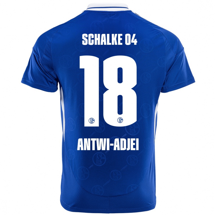 Vyrai Christopher Antwi-Adjei #18 Karališkoji Mėlyna Namų Marškinėliai 2024/25 T-Shirt