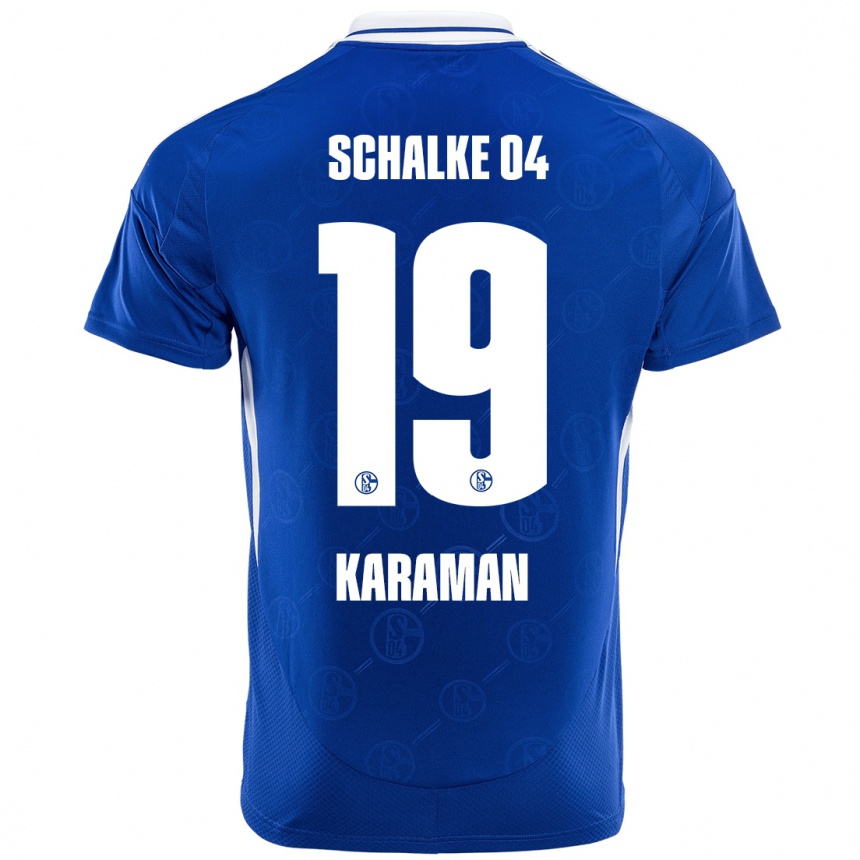 Vyrai Kenan Karaman #19 Karališkoji Mėlyna Namų Marškinėliai 2024/25 T-Shirt