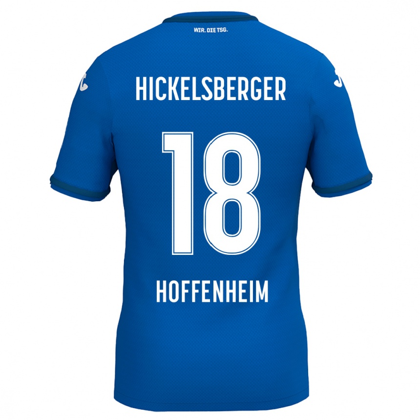 Vyrai Julia Hickelsberger #18 Karališkoji Mėlyna Namų Marškinėliai 2024/25 T-Shirt