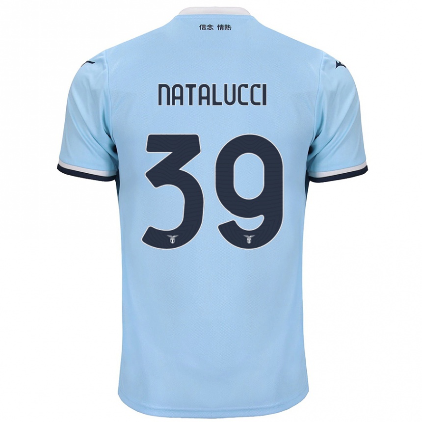 Vyrai Serena Natalucci #39 Mėlyna Namų Marškinėliai 2024/25 T-Shirt