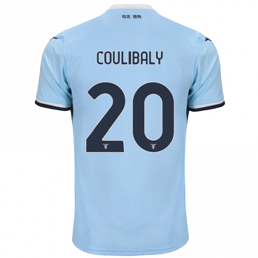 Vyrai Larsson Coulibaly #20 Mėlyna Namų Marškinėliai 2024/25 T-Shirt