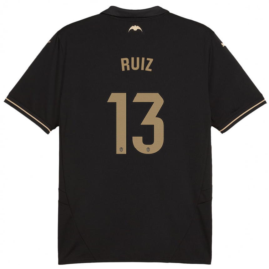 Vyrai Nil Ruiz #13 Juoda Išvykos Marškinėliai 2024/25 T-Shirt