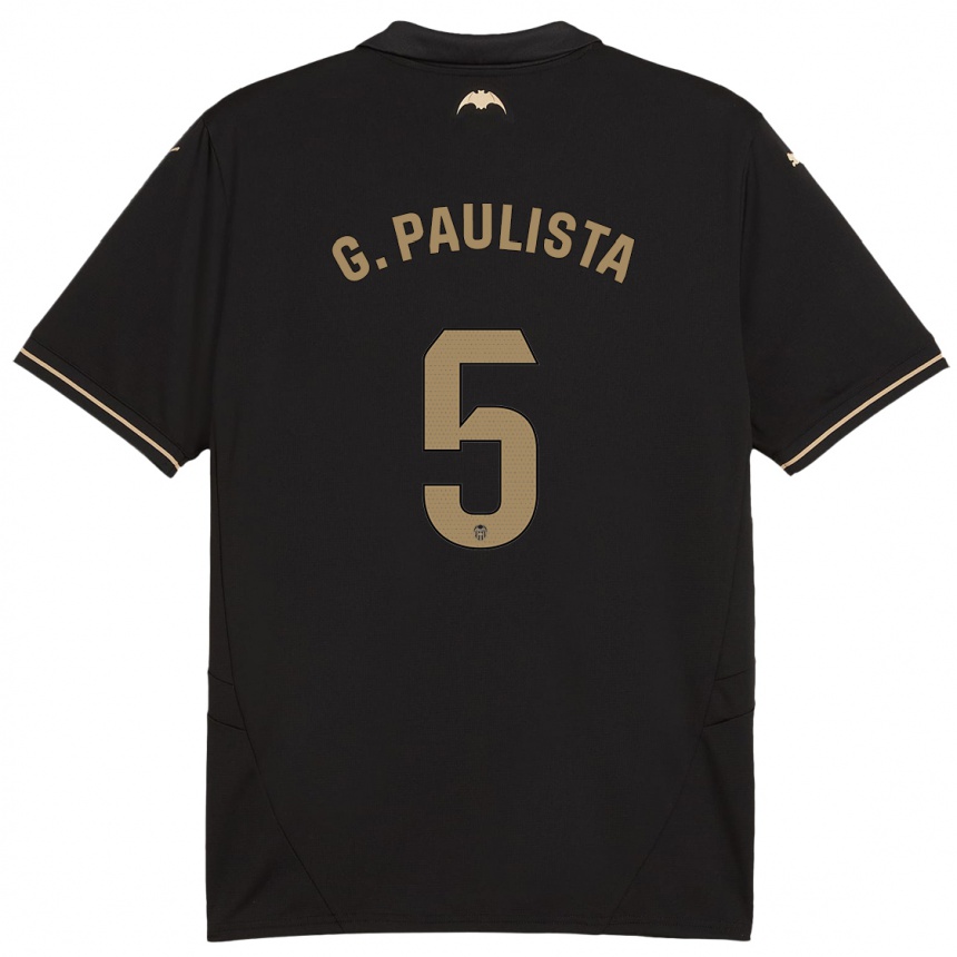 Vyrai Gabriel Paulista #5 Juoda Išvykos Marškinėliai 2024/25 T-Shirt