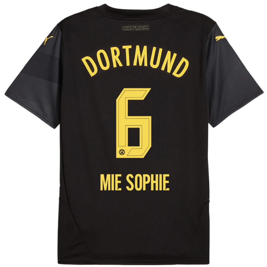 Vyrai Sando Mie Sophie #6 Juoda Geltona Išvykos Marškinėliai 2024/25 T-Shirt