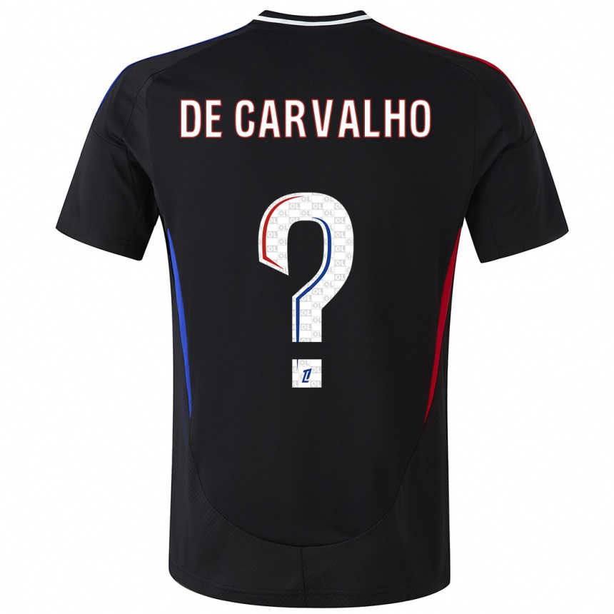 Vyrai Mathys De Carvalho #0 Juoda Išvykos Marškinėliai 2024/25 T-Shirt