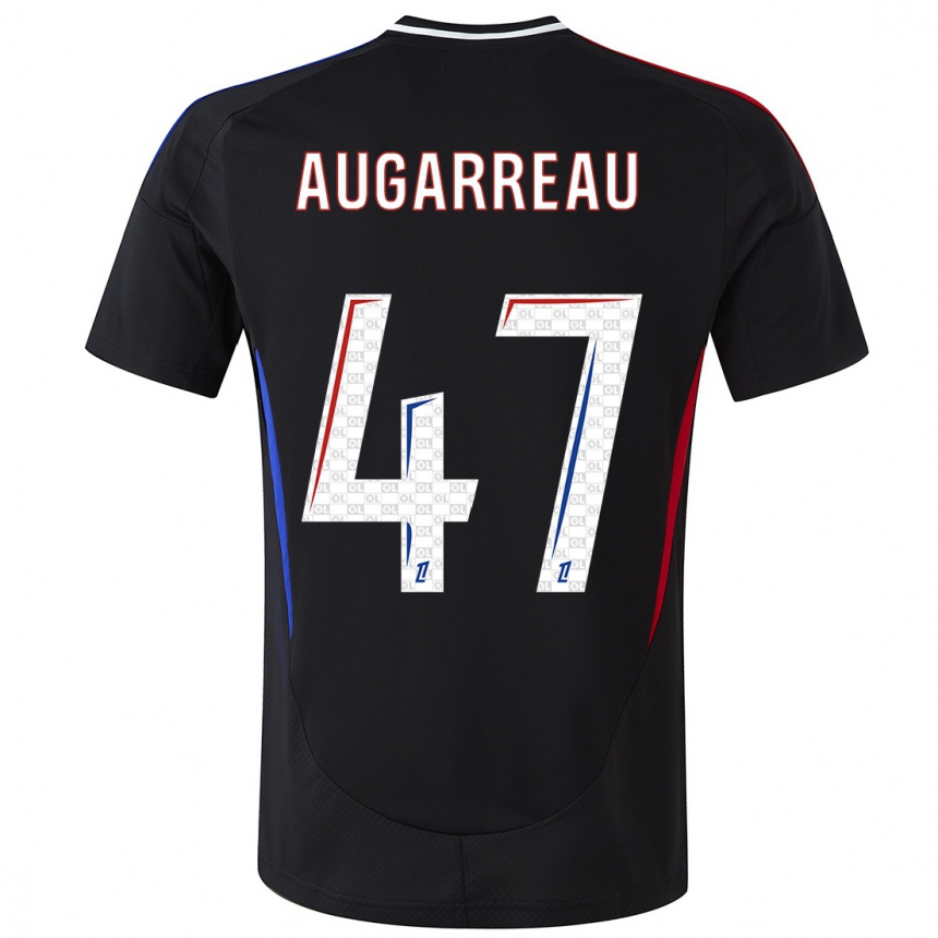 Vyrai Sofiane Augarreau #47 Juoda Išvykos Marškinėliai 2024/25 T-Shirt