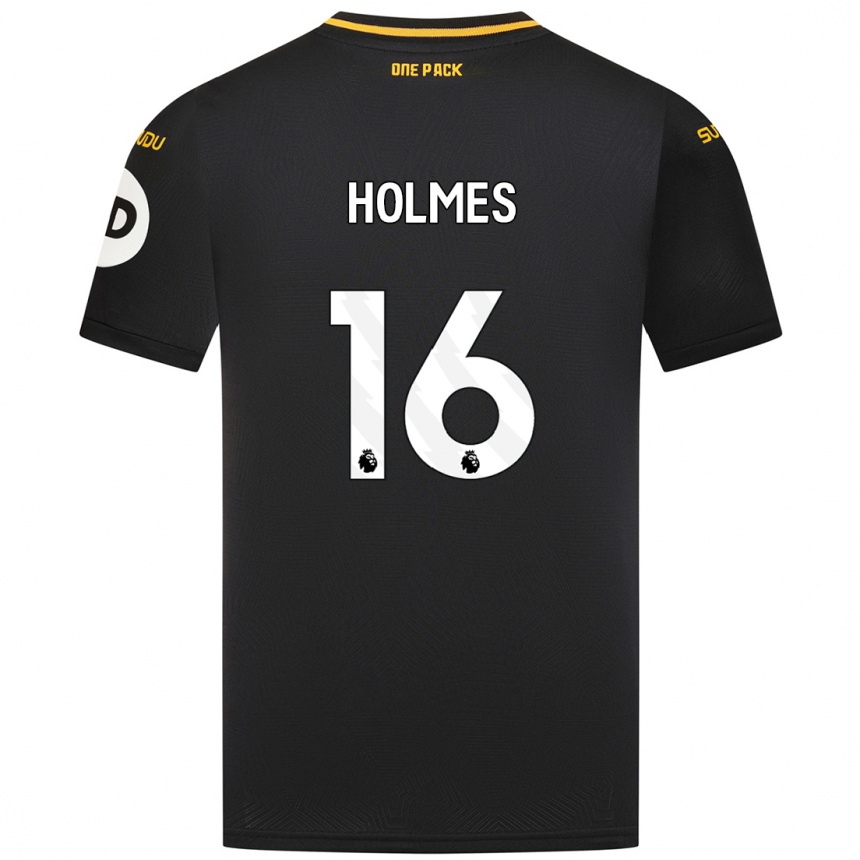 Vyrai Summer Holmes #16 Juoda Išvykos Marškinėliai 2024/25 T-Shirt