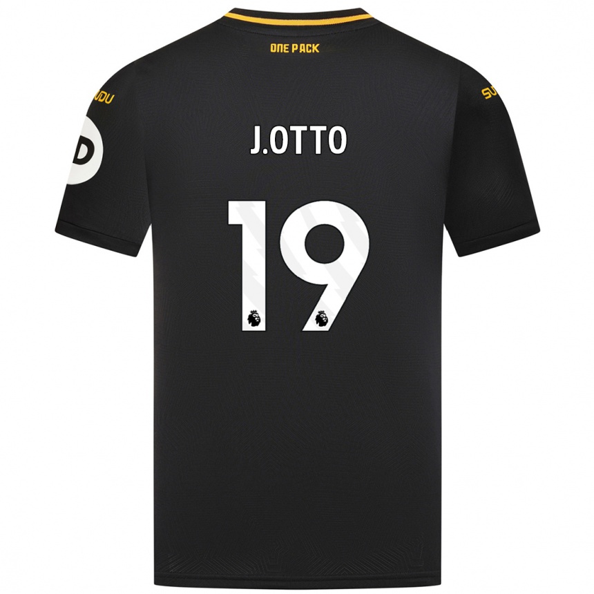 Vyrai Jonny Otto #19 Juoda Išvykos Marškinėliai 2024/25 T-Shirt