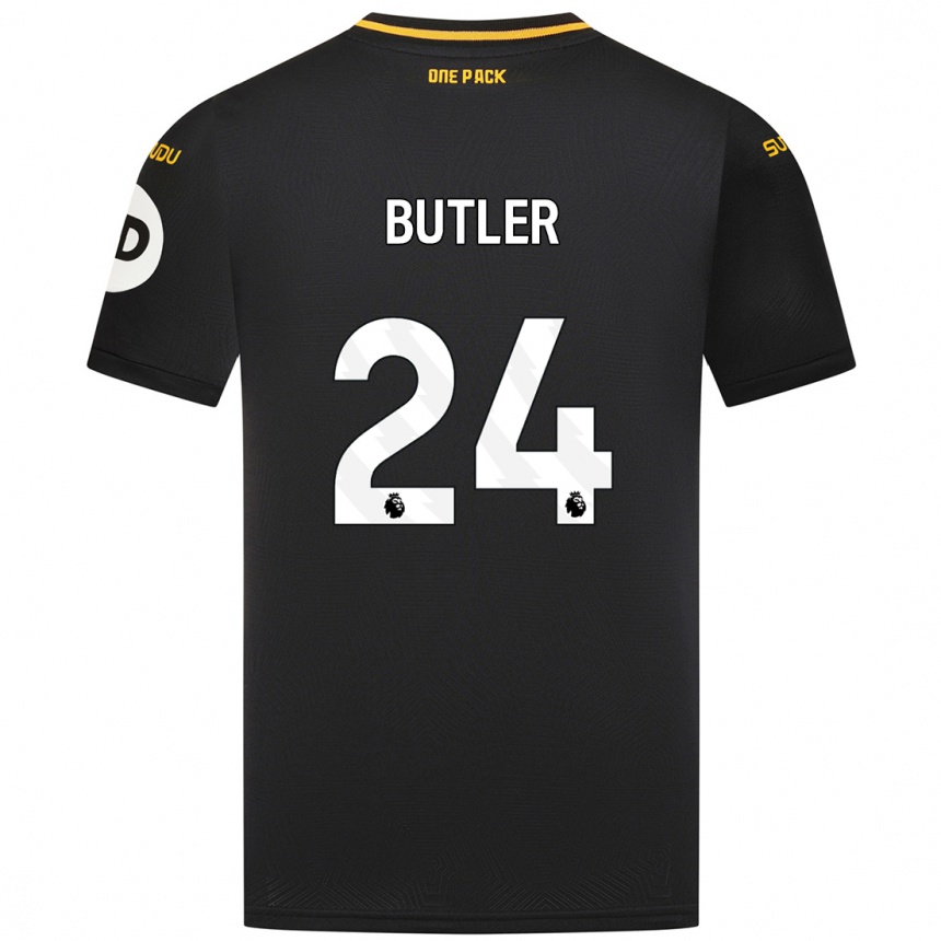 Vyrai Elli Butler #24 Juoda Išvykos Marškinėliai 2024/25 T-Shirt