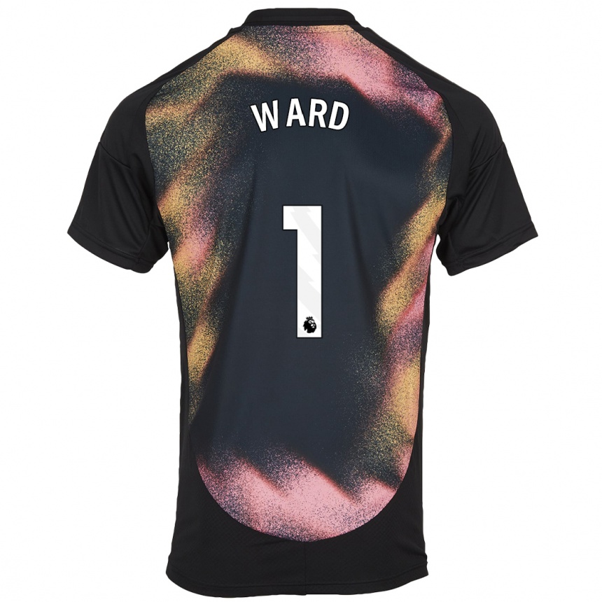 Vyrai Danny Ward #1 Juoda Balta Išvykos Marškinėliai 2024/25 T-Shirt