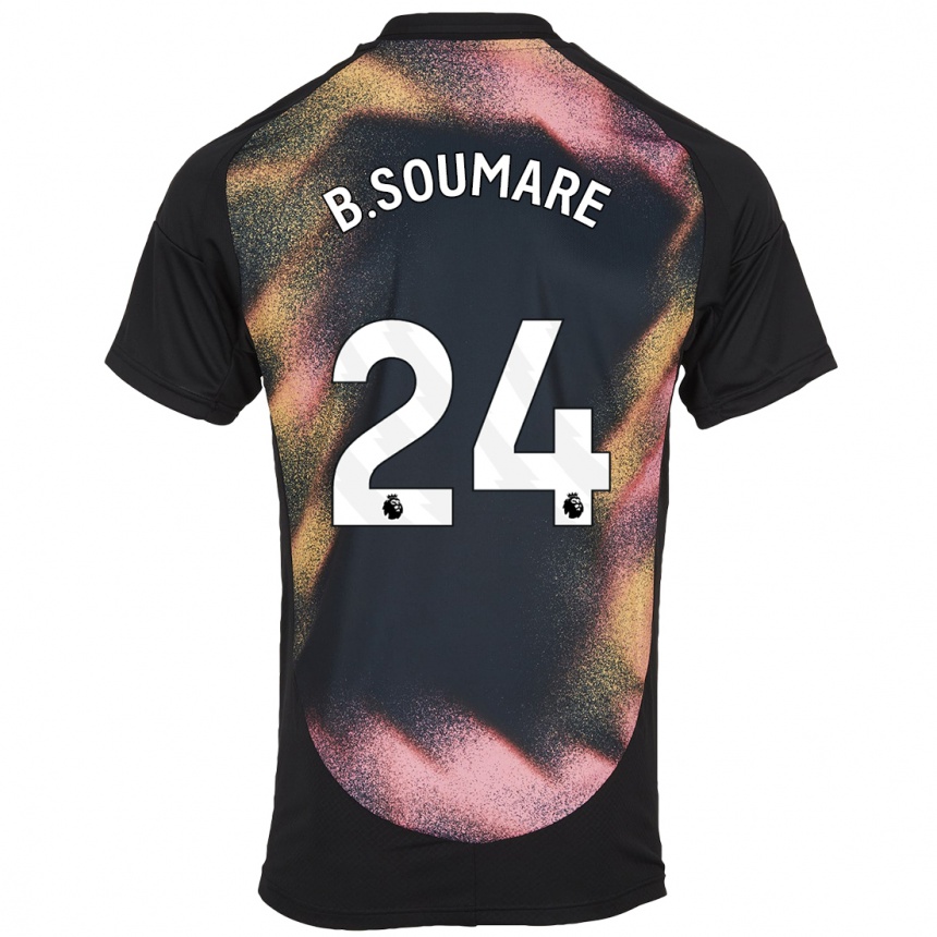 Vyrai Boubakary Soumaré #24 Juoda Balta Išvykos Marškinėliai 2024/25 T-Shirt