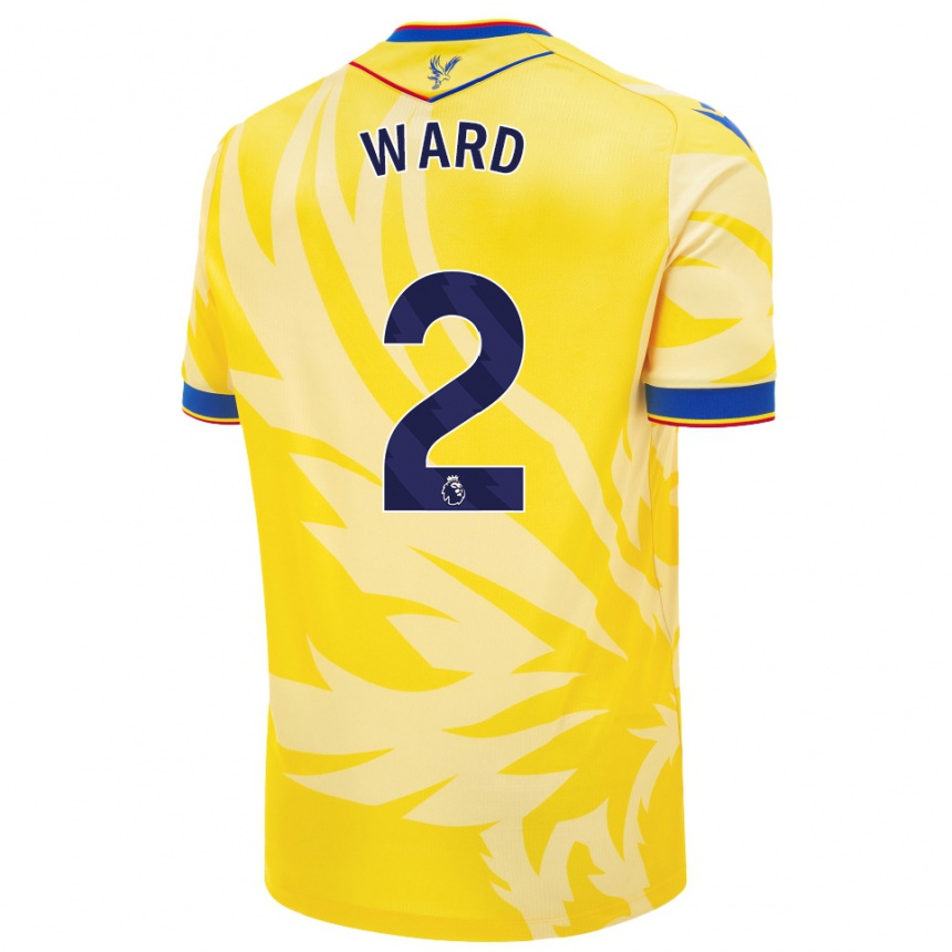 Vyrai Joel Ward #2 Geltona Išvykos Marškinėliai 2024/25 T-Shirt