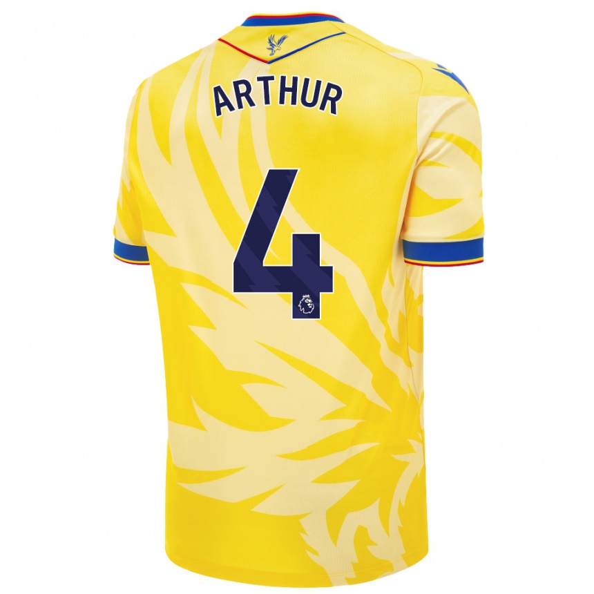 Vyrai Chloe Arthur #4 Geltona Išvykos Marškinėliai 2024/25 T-Shirt