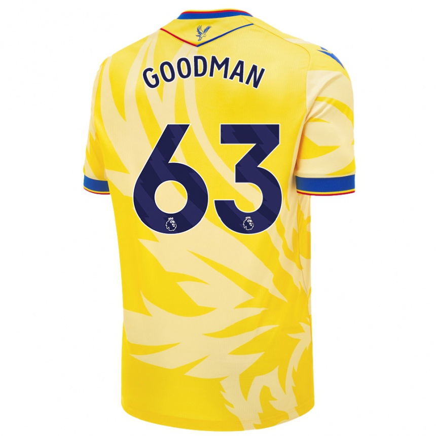 Vyrai Owen Goodman #63 Geltona Išvykos Marškinėliai 2024/25 T-Shirt