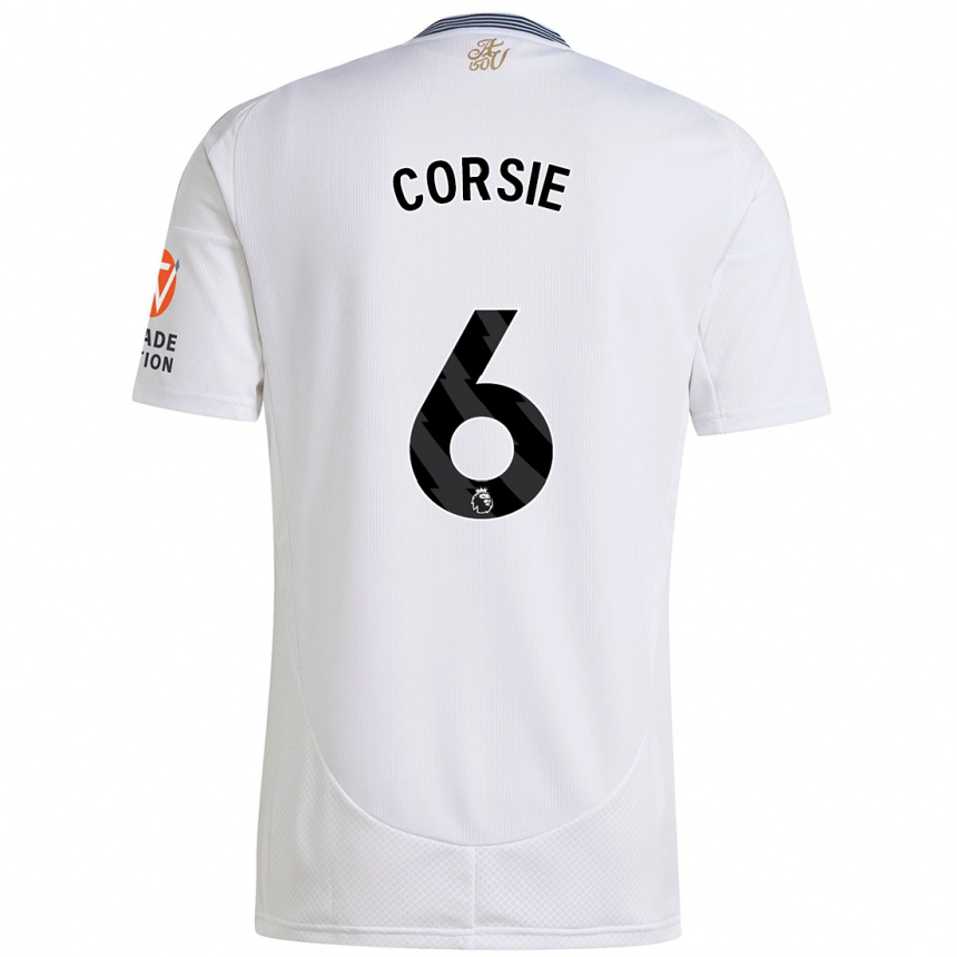 Vyrai Rachel Corsie #6 Baltas Išvykos Marškinėliai 2024/25 T-Shirt