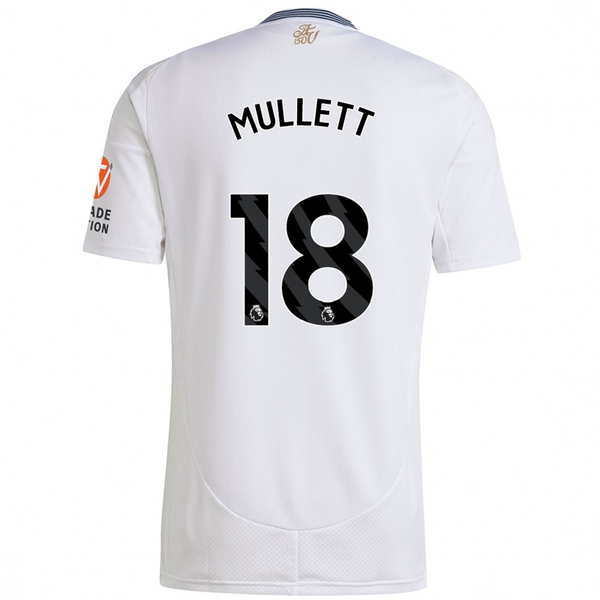 Vyrai Georgia Mullett #18 Baltas Išvykos Marškinėliai 2024/25 T-Shirt