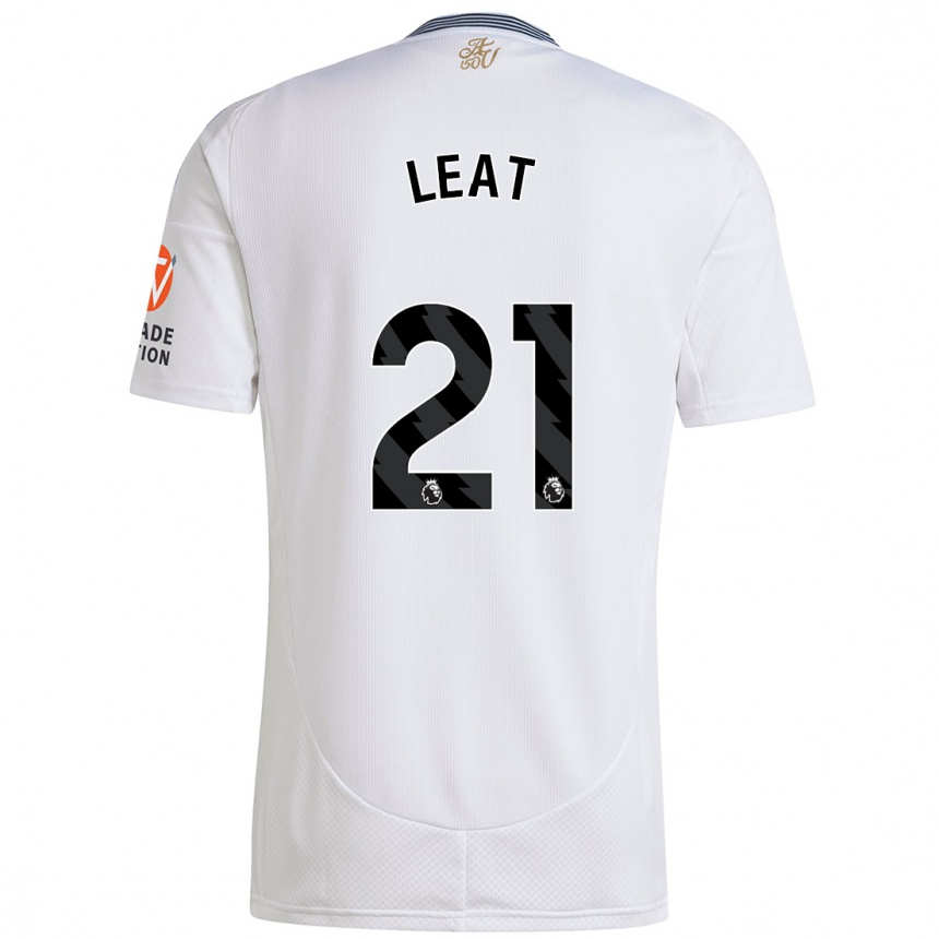 Vyrai Anna Leat #21 Baltas Išvykos Marškinėliai 2024/25 T-Shirt