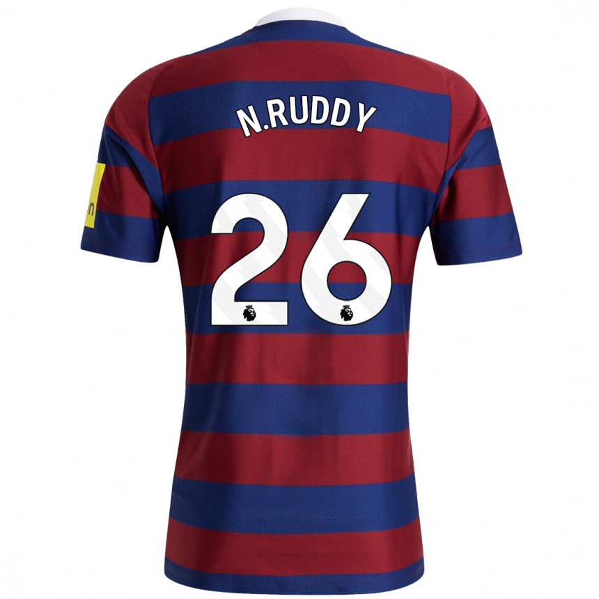 Vyrai John Ruddy #26 Bordo Tamsiai Mėlyna Išvykos Marškinėliai 2024/25 T-Shirt