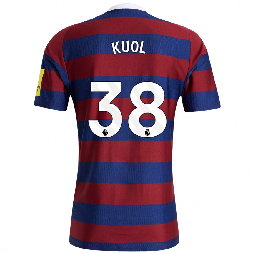 Vyrai Garang Kuol #38 Bordo Tamsiai Mėlyna Išvykos Marškinėliai 2024/25 T-Shirt