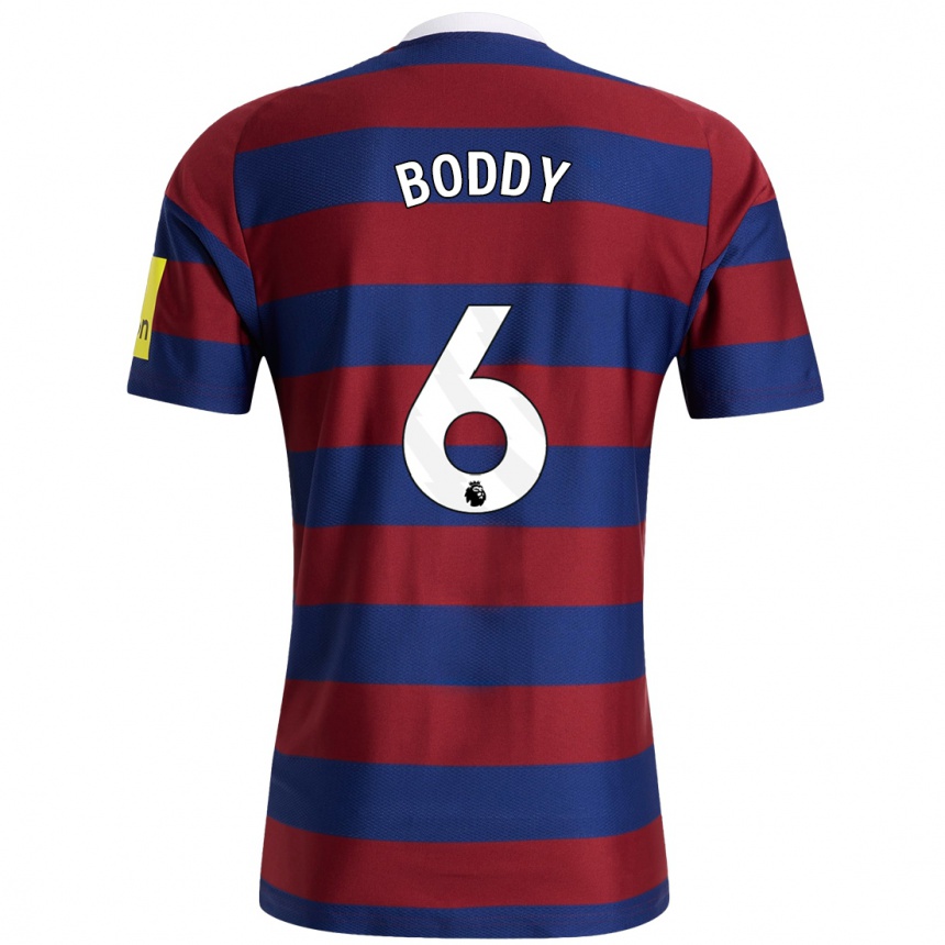 Vyrai Elysia Boddy #6 Bordo Tamsiai Mėlyna Išvykos Marškinėliai 2024/25 T-Shirt