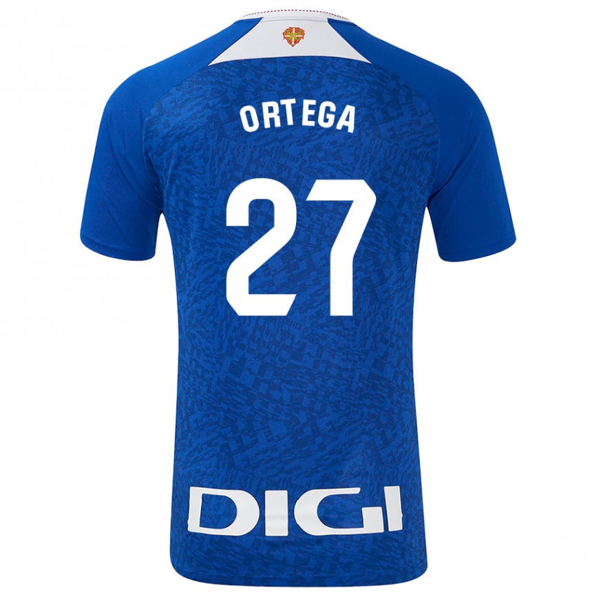 Vyrai Sara Ortega #27 Karališkoji Mėlyna Išvykos Marškinėliai 2024/25 T-Shirt