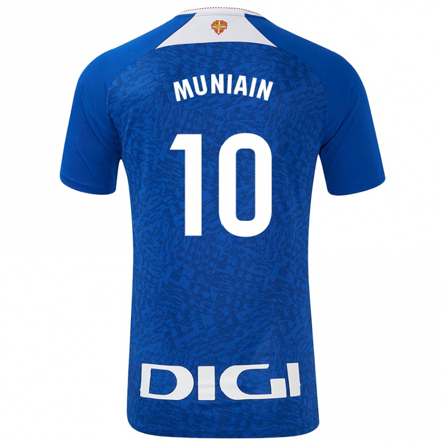 Vyrai Iker Muniain #10 Karališkoji Mėlyna Išvykos Marškinėliai 2024/25 T-Shirt