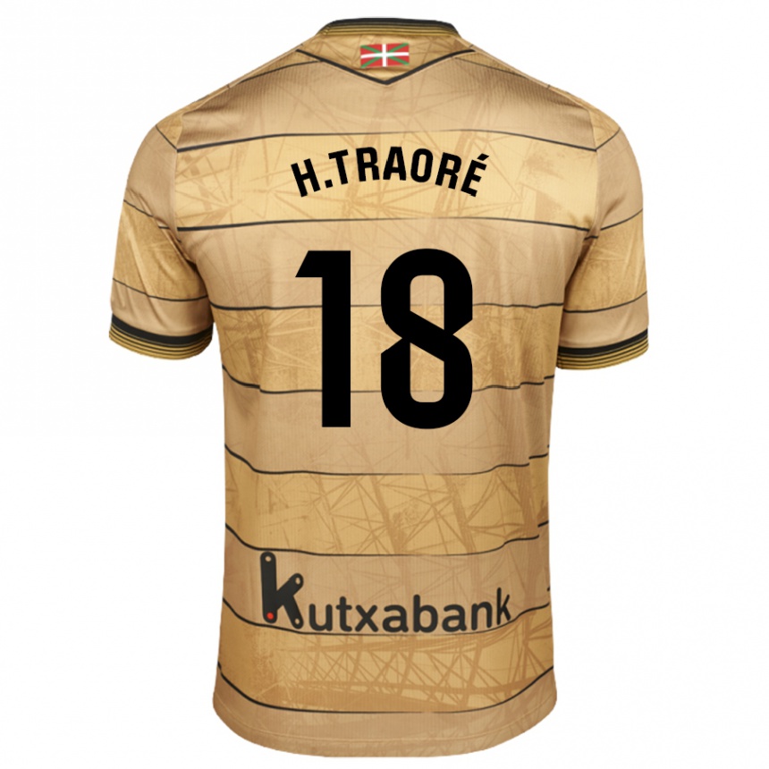 Vyrai Hamari Traoré #18 Ruda Išvykos Marškinėliai 2024/25 T-Shirt