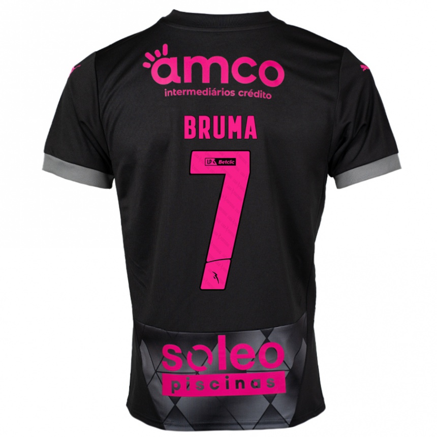 Vyrai Bruma #7 Juoda Rožinė Išvykos Marškinėliai 2024/25 T-Shirt