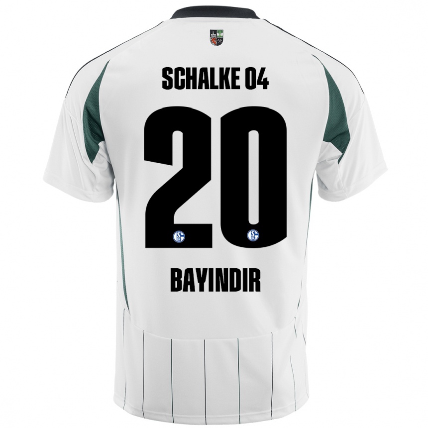 Vyrai Aris Bayindir #20 Balta Žalia Išvykos Marškinėliai 2024/25 T-Shirt