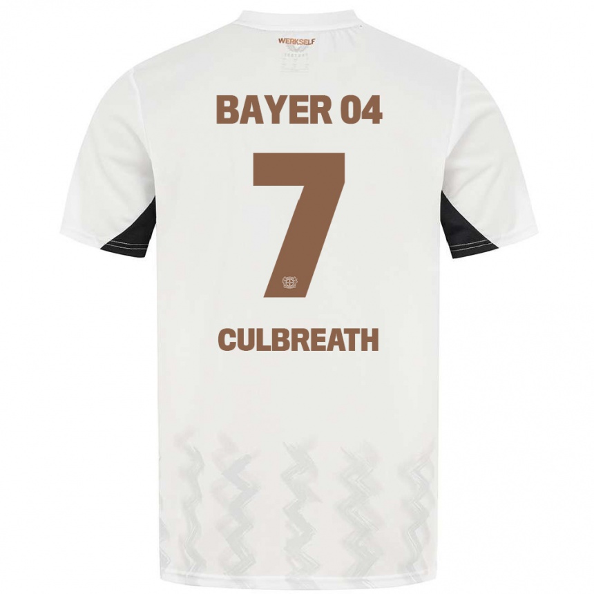 Vyrai Montrell Culbreath #7 Balta Juoda Išvykos Marškinėliai 2024/25 T-Shirt