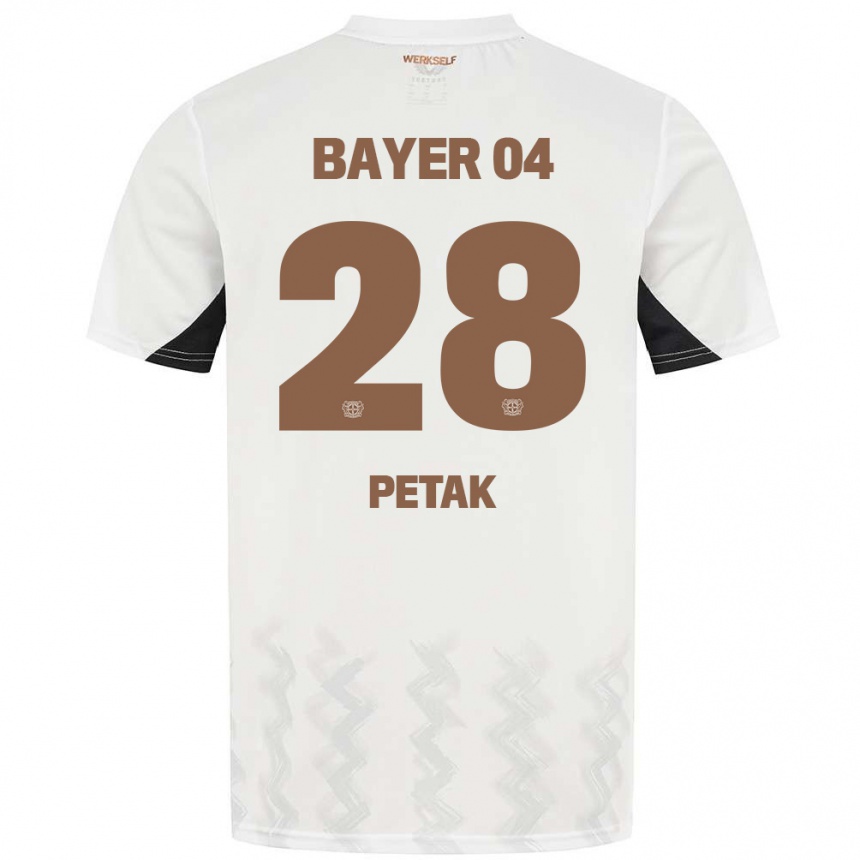 Vyrai Raoul Petak #28 Balta Juoda Išvykos Marškinėliai 2024/25 T-Shirt