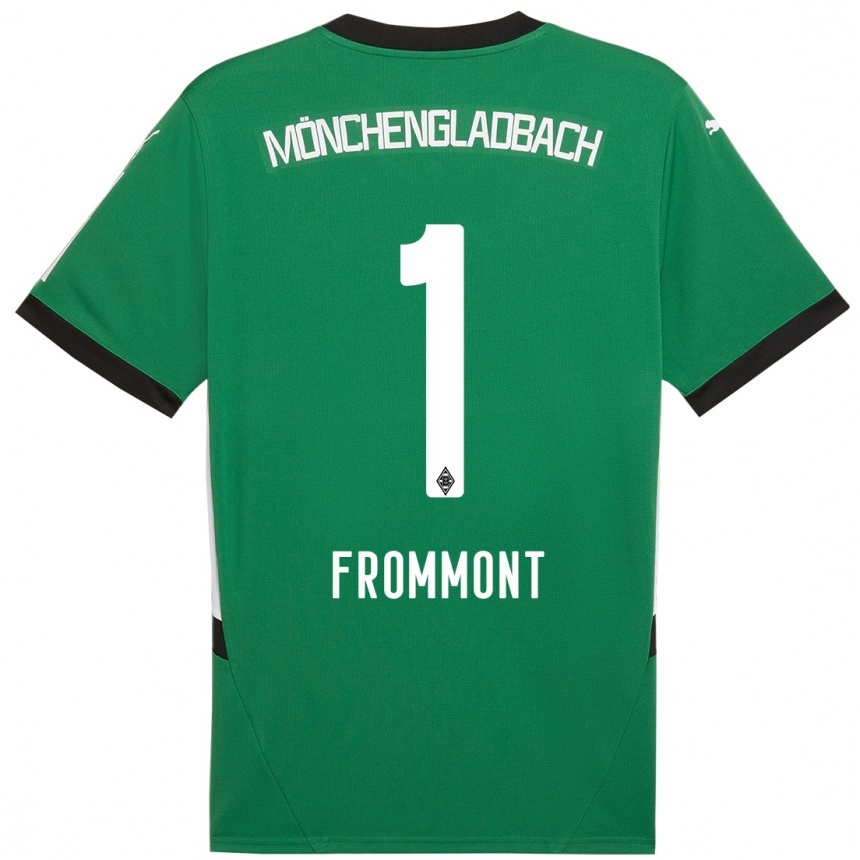 Vyrai Romina Frommont #1 Žalia Balta Išvykos Marškinėliai 2024/25 T-Shirt