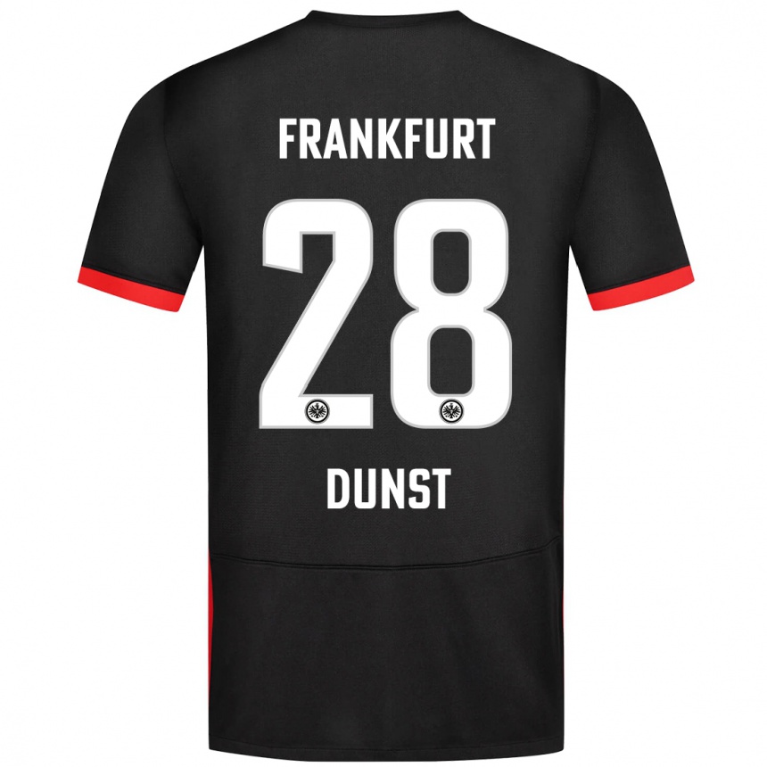 Vyrai Barbara Dunst #28 Juoda Išvykos Marškinėliai 2024/25 T-Shirt